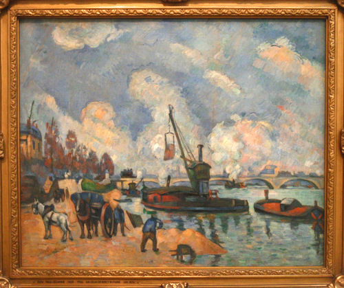 'Am Quai de Bercy in Paris' by Paul Cézanne, 1873-1875.